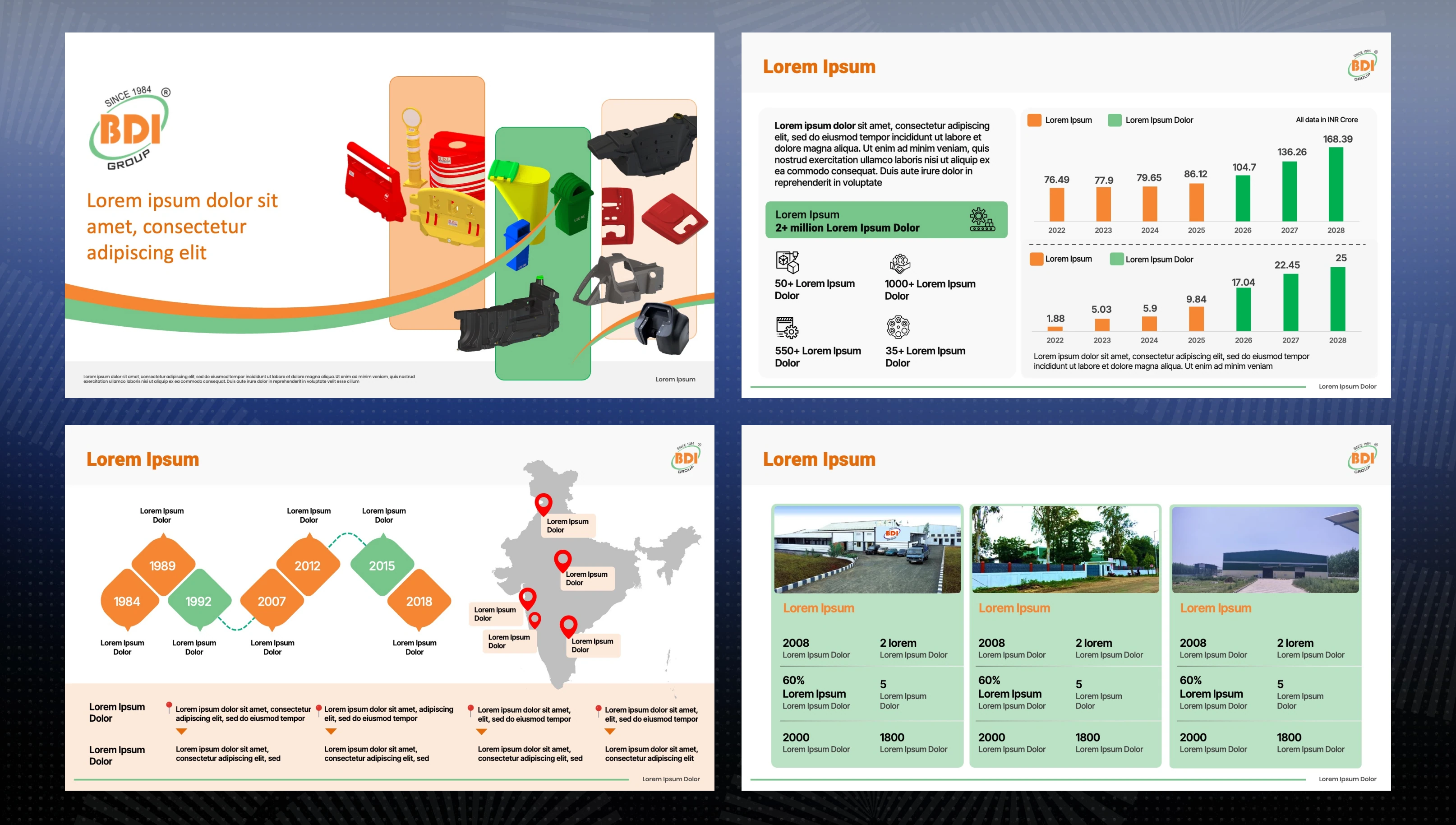 BDI Group pitch deck slide 1