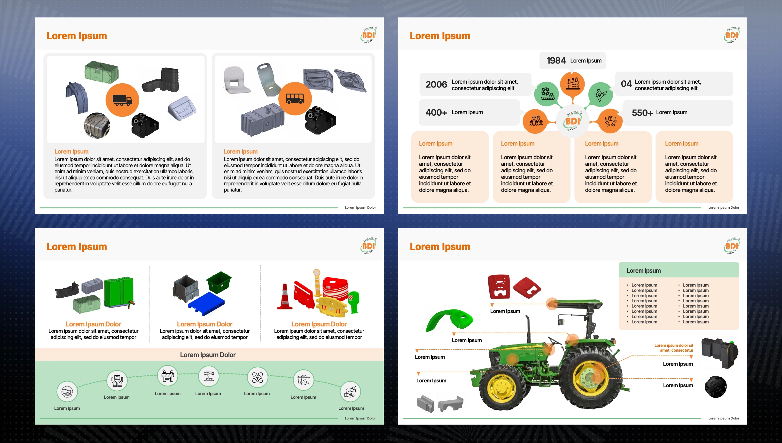 BDI Group pitch deck slide 2