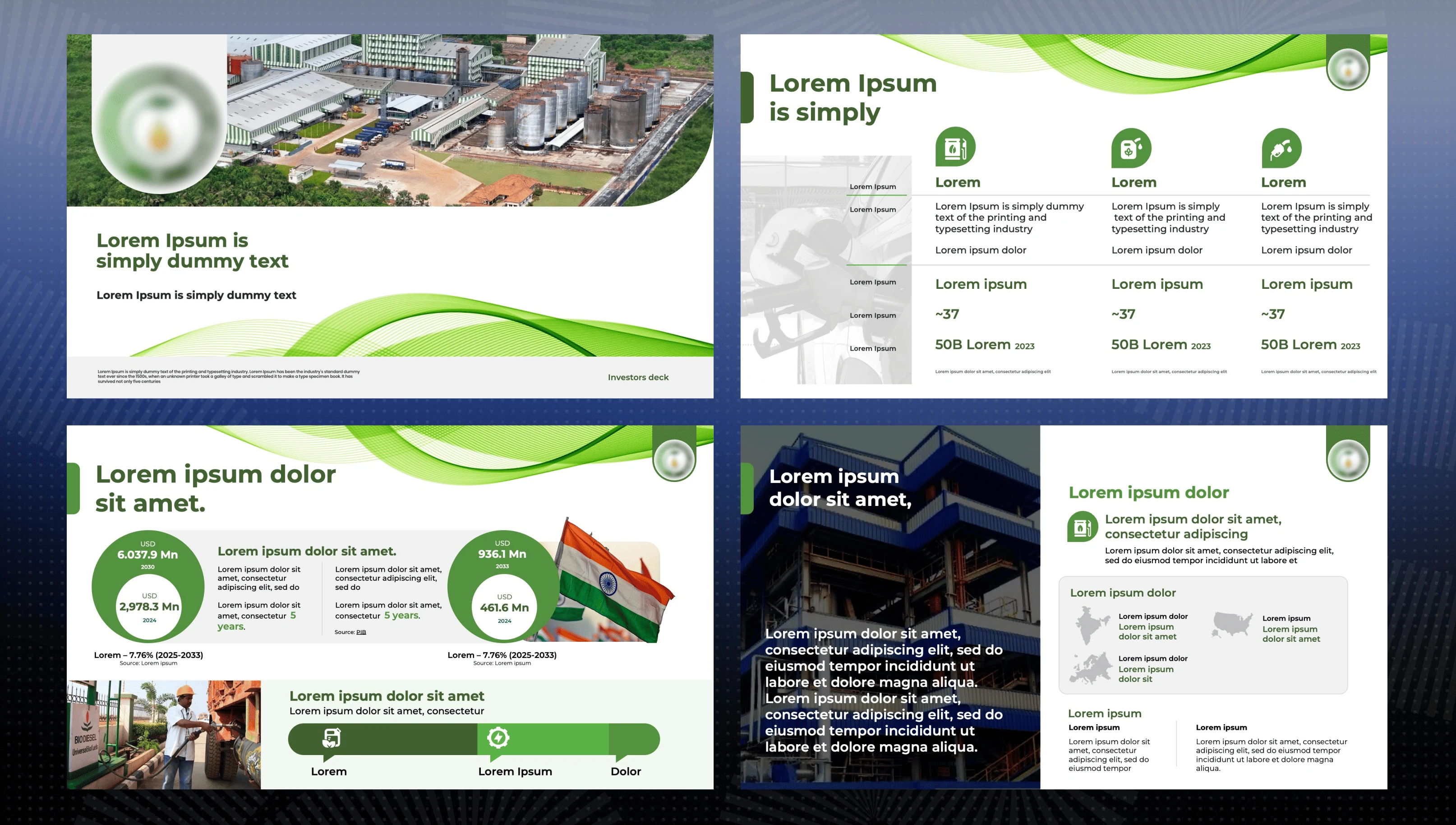 Biodiesel Manufacturing pitch deck slide 1
