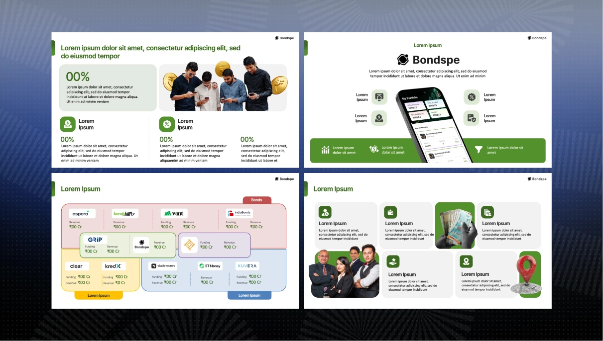 Bondspe pitch deck slide 2