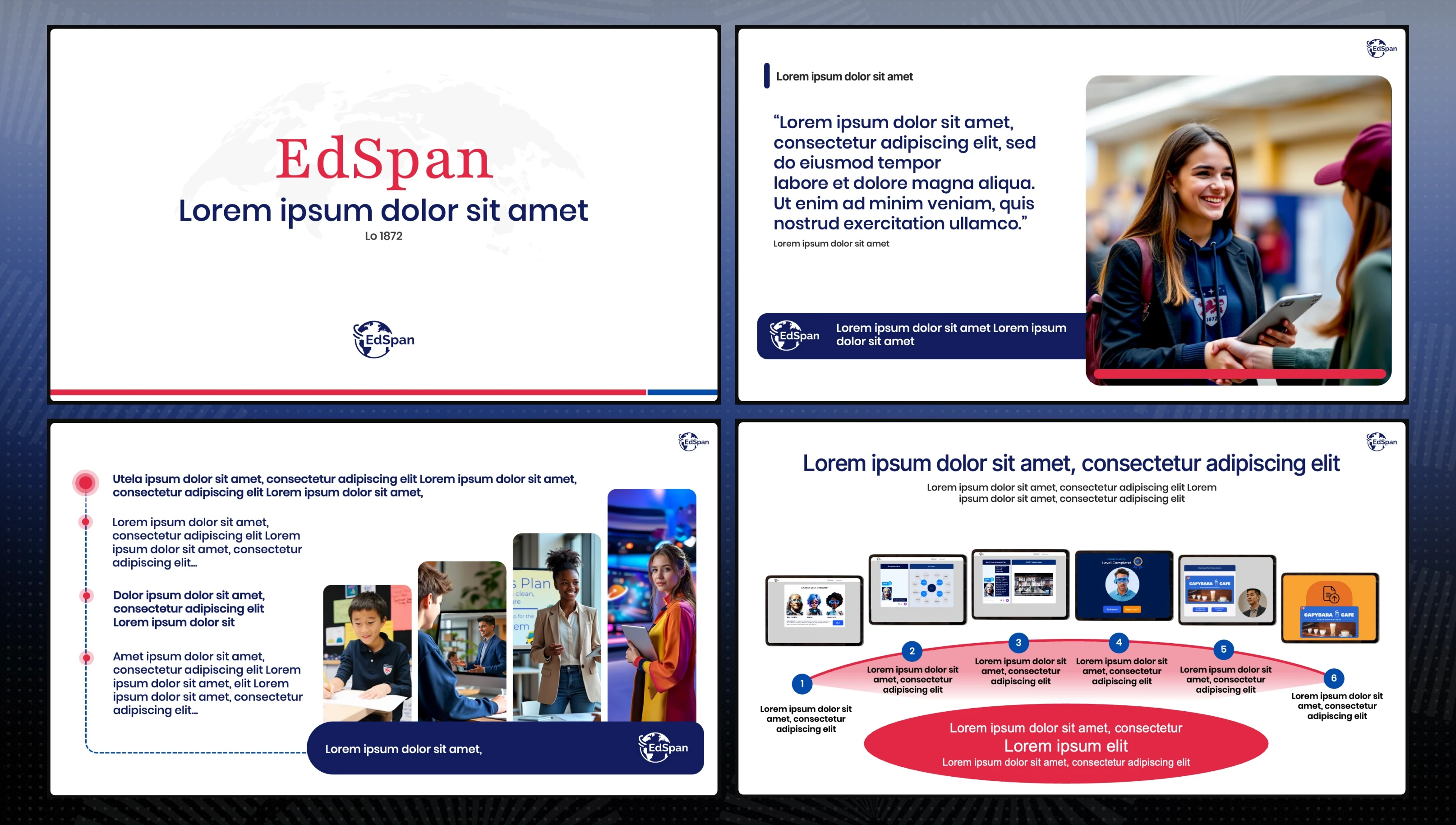 EdTech backed by Ryan Reynolds pitch deck slide 1