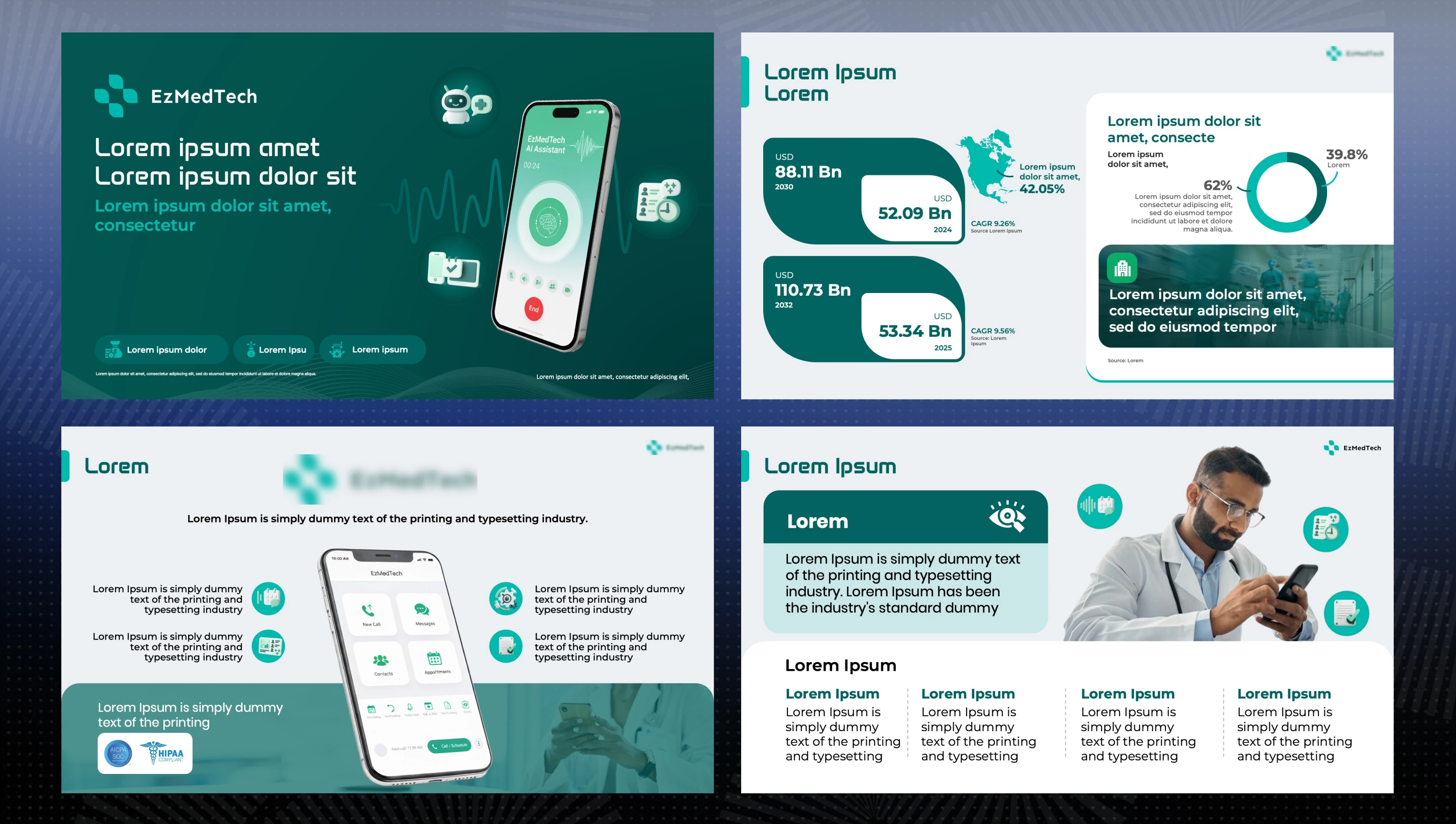 Healthcare Automation pitch deck slide 1