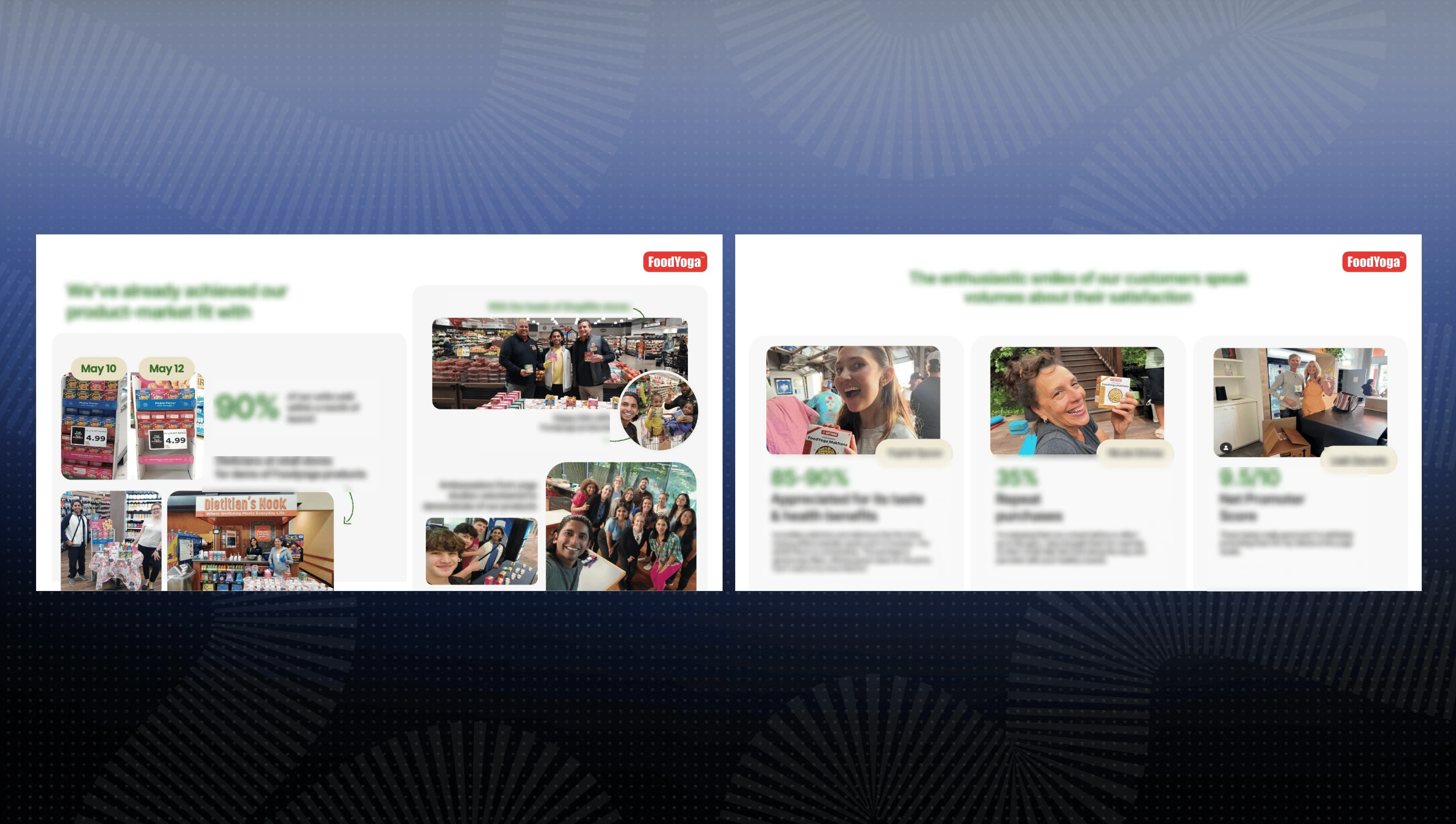 FoodYoga pitch deck slide 3
