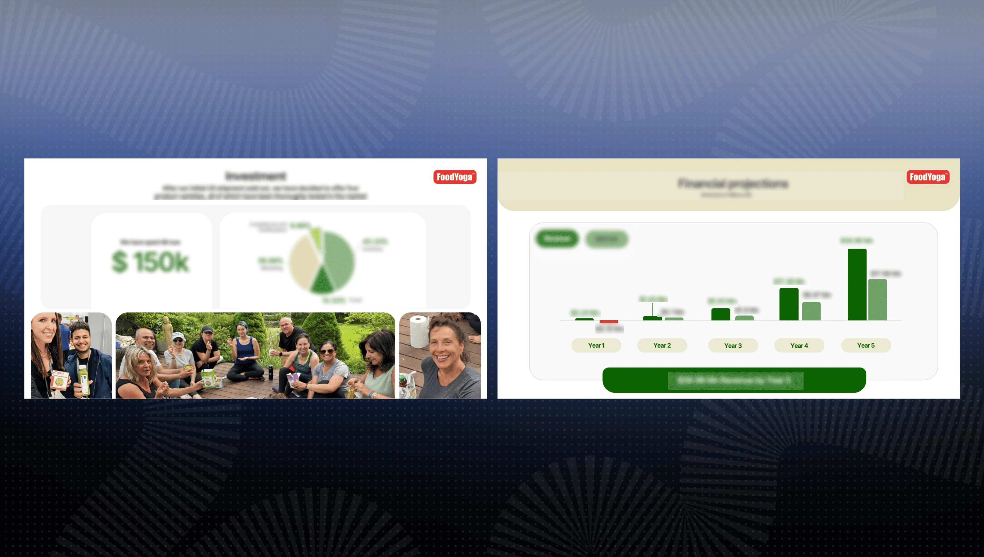 FoodYoga pitch deck slide 4