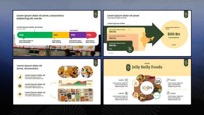 Jelly Belly Foods pitch deck slide 2