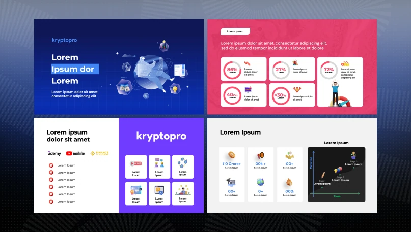 KryptoPro pitch deck slide 1