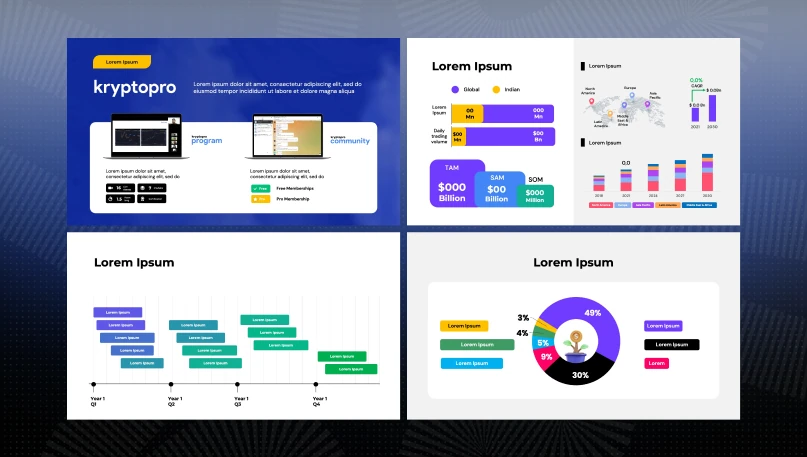 KryptoPro pitch deck slide 2