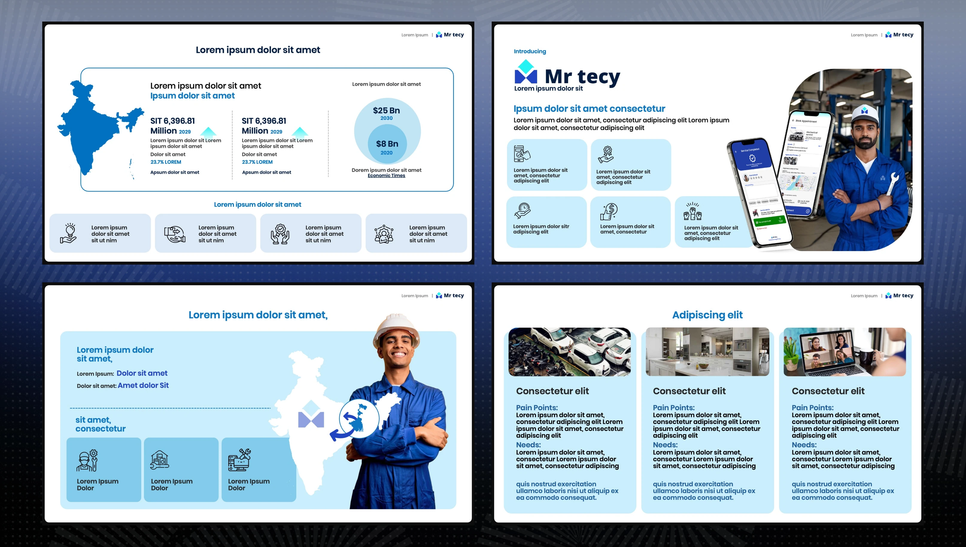 Mr Tecy  pitch deck slide 2