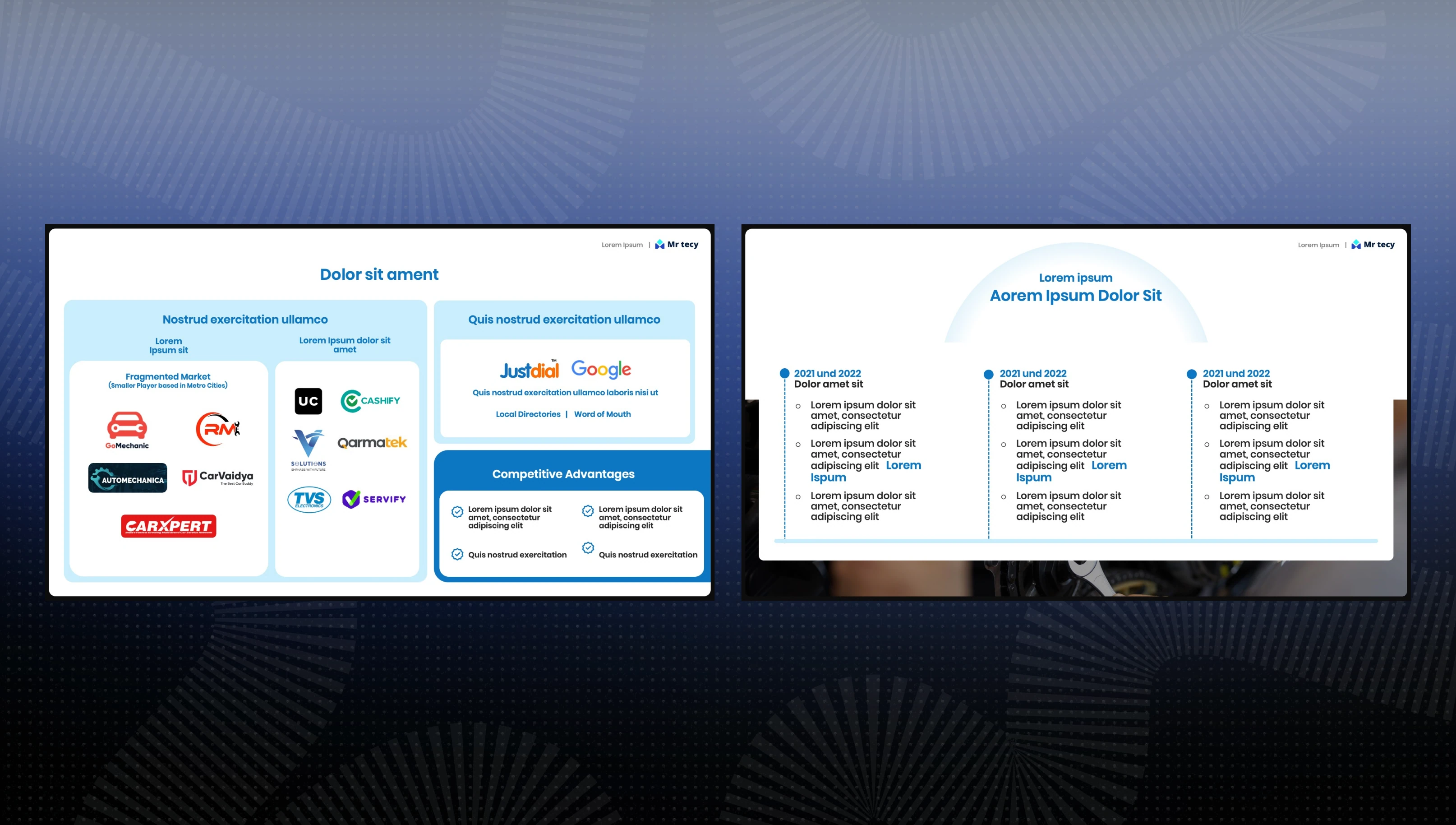 Mr Tecy  pitch deck slide 3