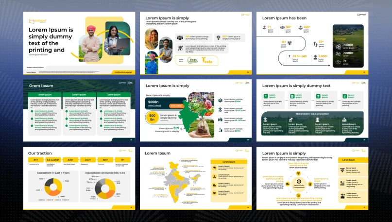 Radiant pitch deck slide 1
