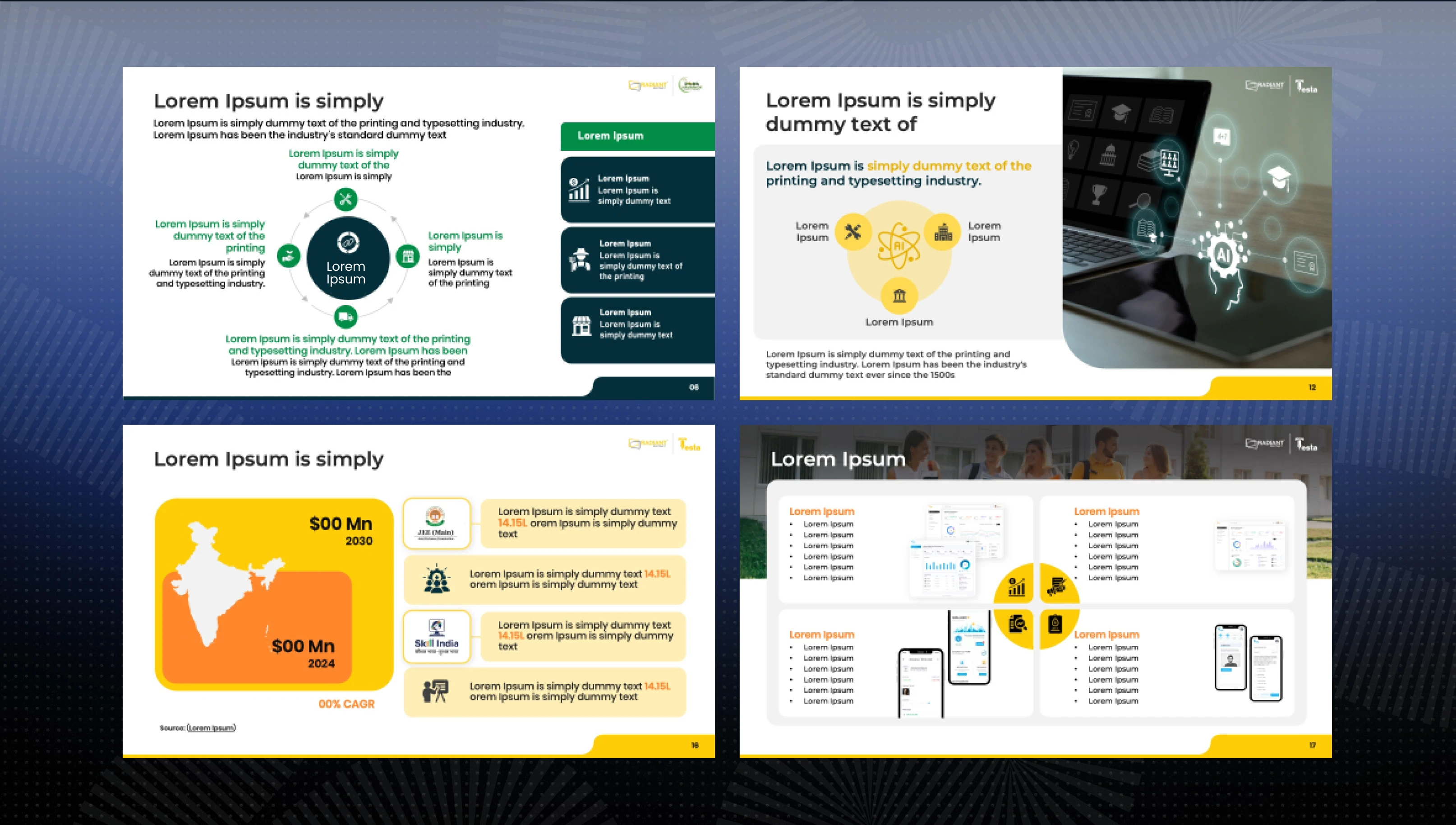Radiant pitch deck slide 3