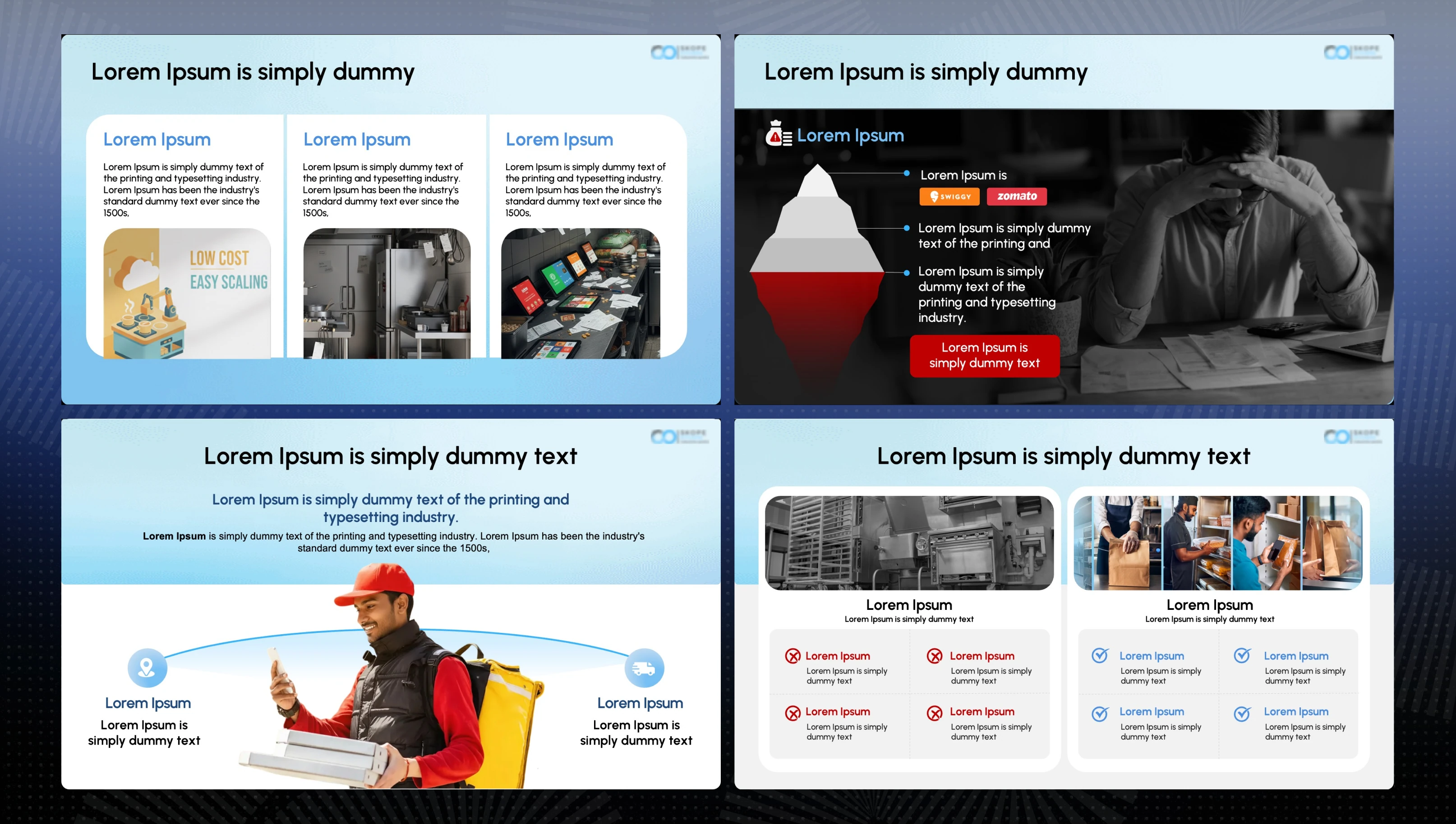 F&B Platform pitch deck slide 2