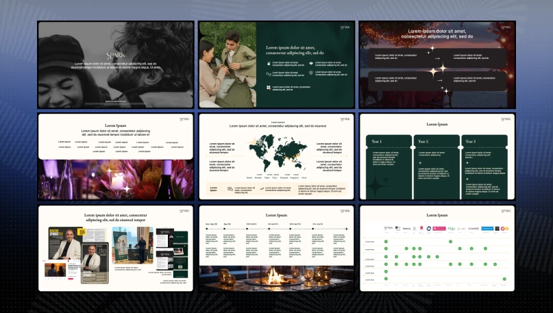 Spark Love pitch deck slide 1