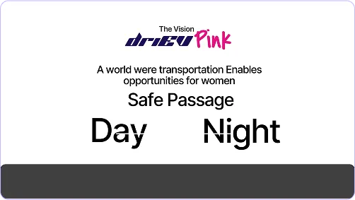 A sign that says safe passage day night.